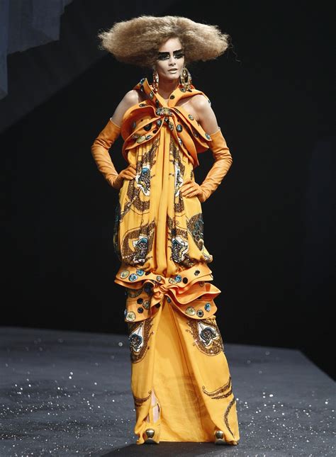 john galliano dior yellow dress|john galliano dior collections.